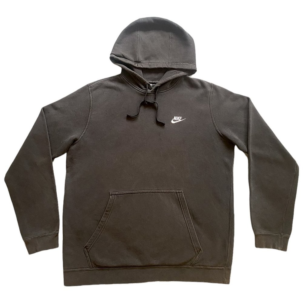 Vintage Y2K Nike Original Black Essential Hoodie L